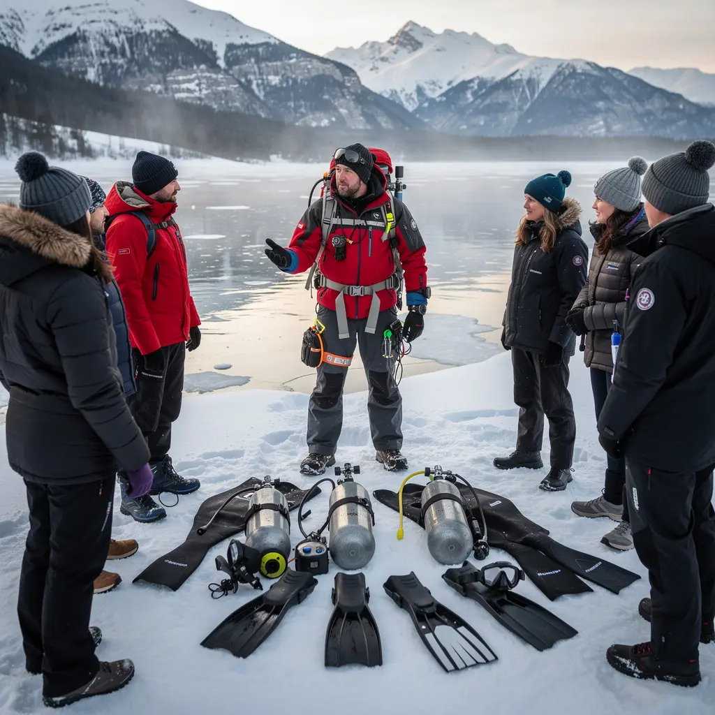 Briefing plongée