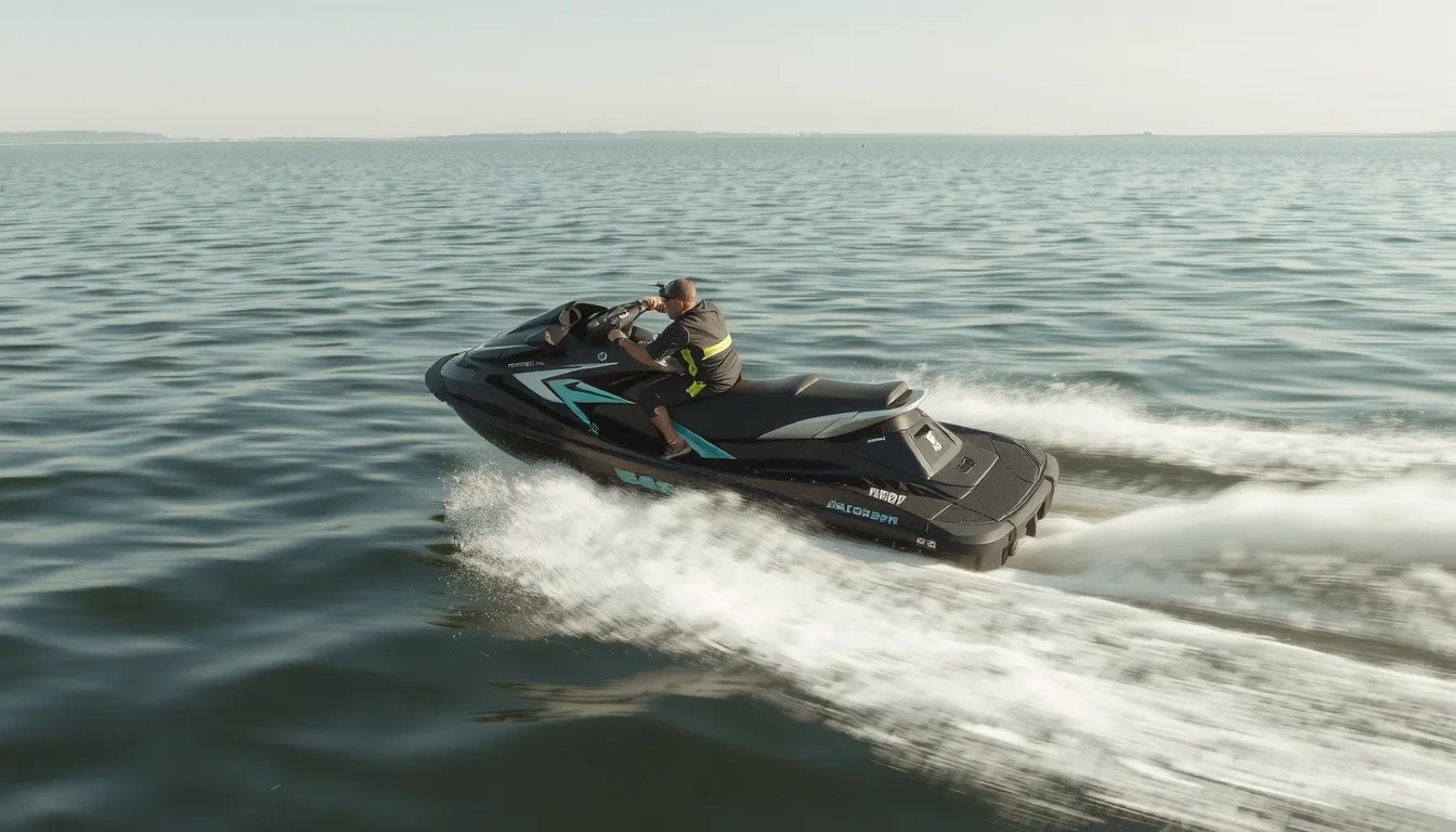 vitesse max jet-ski 500 cv