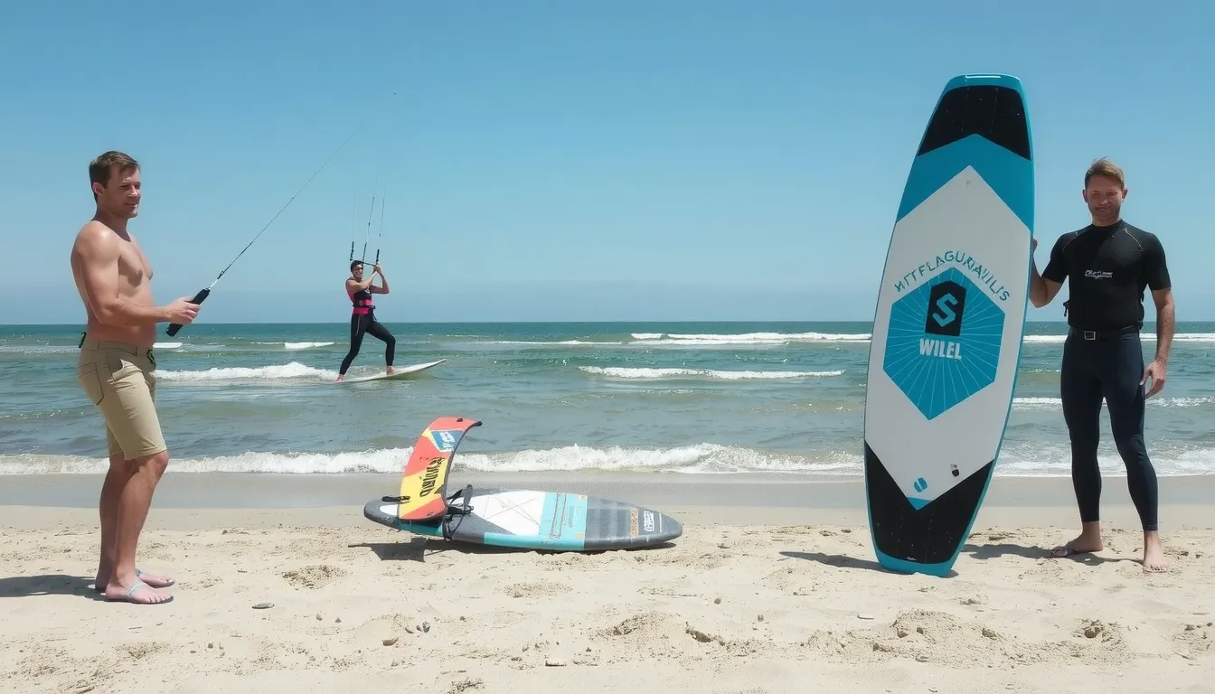 kitesurf ou wingfoil