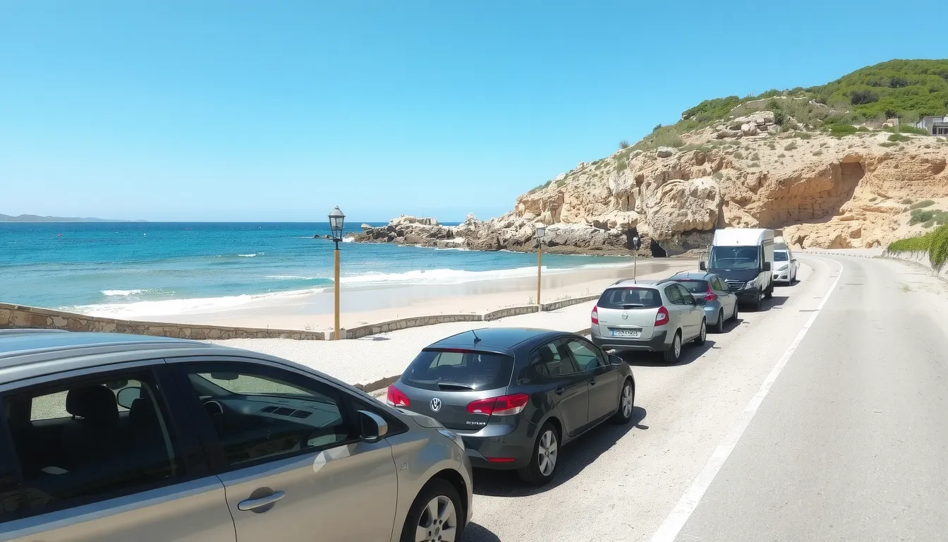 plage rondinara parking gratuit