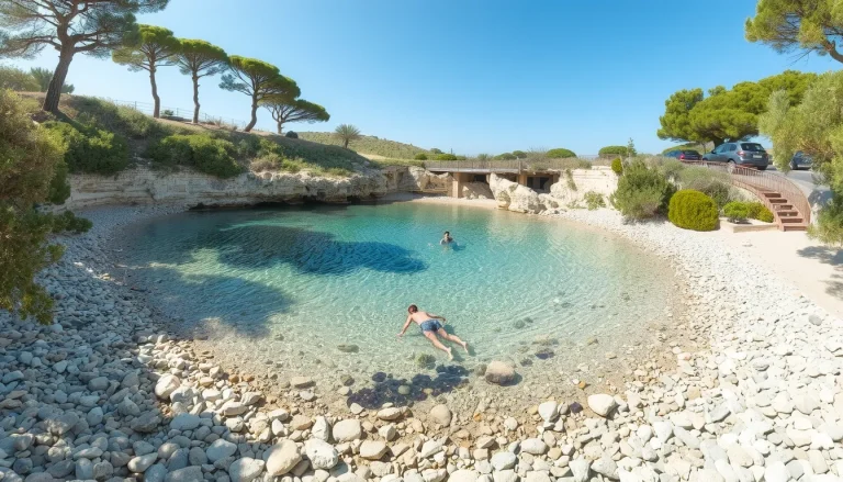 Plage du Pin de Galles au Pradet : accès, stationnement et baignade familiale